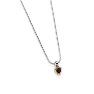 Arrivo  Petite Trillion Pendant Necklace