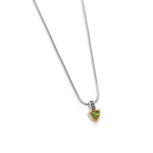 Load image into Gallery viewer, Arrivo  Petite Trillion Pendant Necklace
