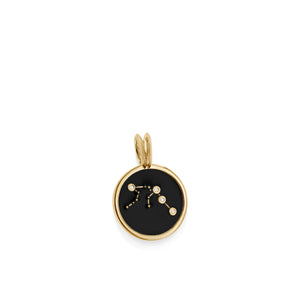 Aquarius Zodiac Medallion Pendant