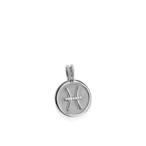 Pisces Zodiac Medallion Pendant