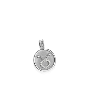 Taurus Zodiac Medallion Pendant