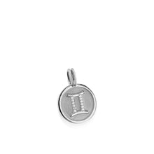 Load image into Gallery viewer, Gemini Zodiac Medallion Pendant
