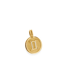 Load image into Gallery viewer, Gemini Zodiac Medallion Pendant
