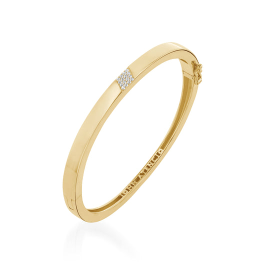 Havana Pave Diamond Cuff Bracelet