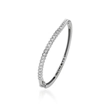 Load image into Gallery viewer, Paloma Diamond Curve Hinged Cuff Bracelet
