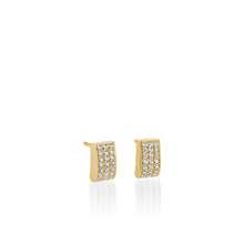 Load image into Gallery viewer, Orion Pave Diamond Stud Earrings
