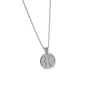 Pisces Zodiac Medallion Pendant