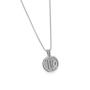 Virgo Zodiac Medallion Pendant