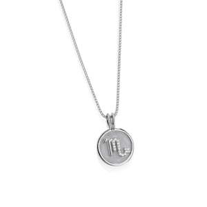 Scorpio Zodiac Medallion Pendant