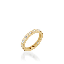 Load image into Gallery viewer, Celeste Alternating Marquise and Round Diamond Anniversary Band
