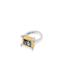 Load image into Gallery viewer, Signature London Blue Topaz and Diamond Ring

