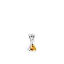Load image into Gallery viewer, November Gold Birthstone Medallion Pendant
