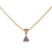 Load image into Gallery viewer, June Gold Birthstone Medallion Pendant
