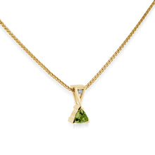 Load image into Gallery viewer, August Gold Birthstone Medallion Pendant

