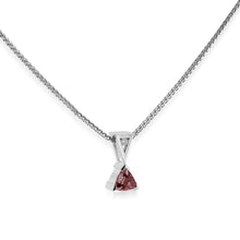 Load image into Gallery viewer, January Gold Birthstone Medallion Pendant
