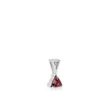 Load image into Gallery viewer, January Gold Birthstone Medallion Pendant
