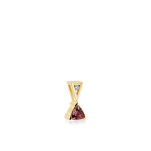 Load image into Gallery viewer, January Gold Birthstone Medallion Pendant
