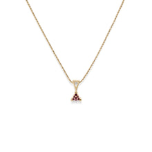 Load image into Gallery viewer, July Gold Birthstone Medallion Pendant
