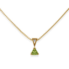 Load image into Gallery viewer, August Gold Birthstone Medallion Pendant
