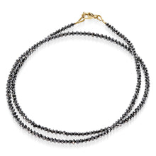 Load image into Gallery viewer, Tempo Black Diamond 2.5mm Bead Necklace
