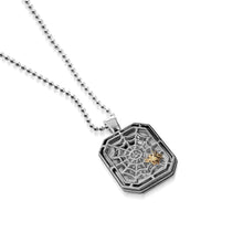 Load image into Gallery viewer, Large Ceramic Skull Pendant Necklace

