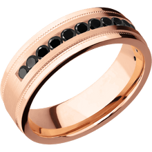 Load image into Gallery viewer, 18K Rose Gold + Satin , Polish Finish
