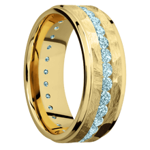 Load image into Gallery viewer, 18K Yellow Gold + Rock , Polish Finish
