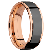 Load image into Gallery viewer, 14K Rose Gold + Polish , Polish Finish
