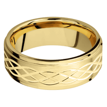 Load image into Gallery viewer, 14K Yellow Gold + Satin , Polish Finish
