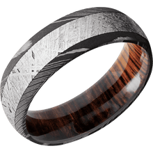 Load image into Gallery viewer, Damascus + Acid Finish + Cocobolo
