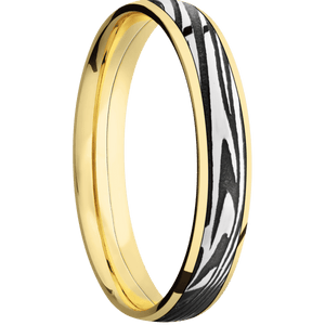 14K Yellow Gold + Polish Finish