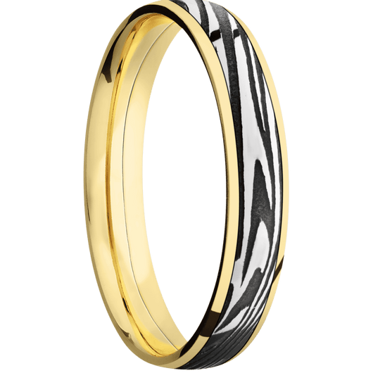 14K Yellow Gold + Polish Finish