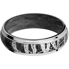 Load image into Gallery viewer, Cobalt Chrome + Satin , Polish Finish + Forged Carbon Fiber
