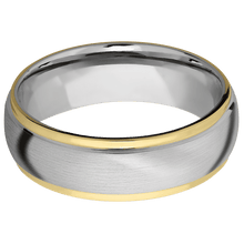 Load image into Gallery viewer, 14K White Gold + Satin , Polish Finish
