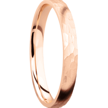 Load image into Gallery viewer, 14K Rose Gold + Hammer Finish
