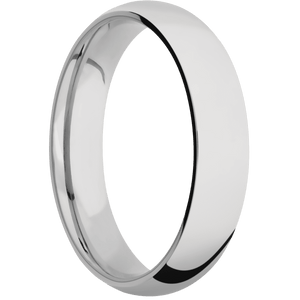 14K White Gold + Polish Finish + Titanium