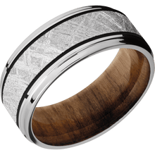 Load image into Gallery viewer, 14K White Gold + Polish , Polish Finish + Teak
