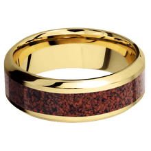 Load image into Gallery viewer, 18K Yellow Gold + Satin , Polish Finish
