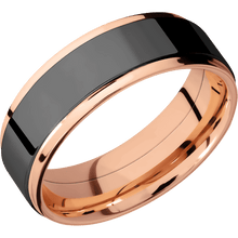 Load image into Gallery viewer, 14K Rose Gold + Polish , Polish Finish
