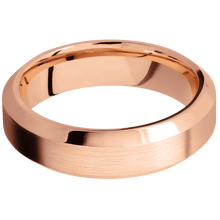 Load image into Gallery viewer, 14K Rose Gold + Satin , Polish Finish

