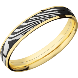 14K Yellow Gold + Polish Finish