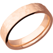 Load image into Gallery viewer, 14K Rose Gold + Hammer Finish

