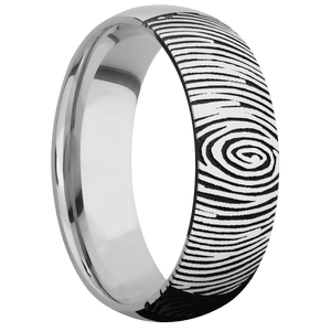 14K White Gold + Polish Finish