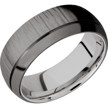 Load image into Gallery viewer, Tantalum Noir + Treebark1 , Bead Finish + Palladium Silver
