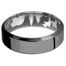 Load image into Gallery viewer, Tantalum Noir + Polish , Polish Finish + Titanium
