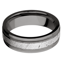 Load image into Gallery viewer, Tantalum Noir + Hammer , Polish Finish
