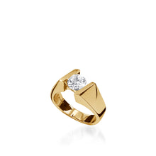 Load image into Gallery viewer, Techla Yellow Gold Engagement Ring
