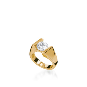 Techla Yellow Gold Engagement Ring