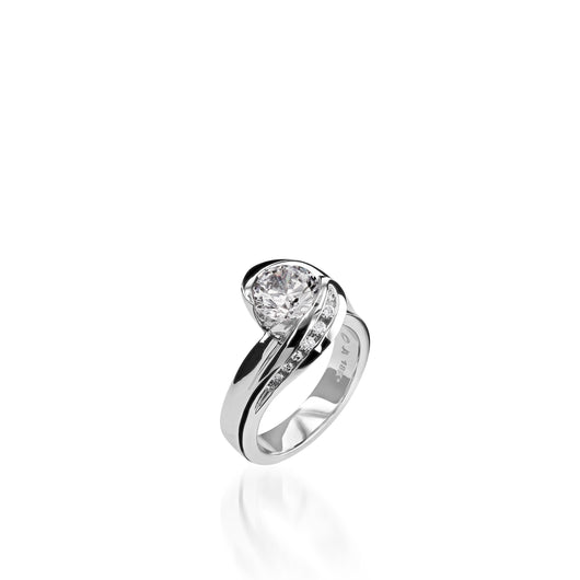 Apropos Plus White Gold Engagement Ring