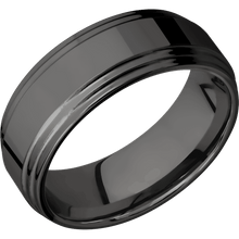 Load image into Gallery viewer, Zirconium + Polish , Polish Finish + Tantalum Noir
